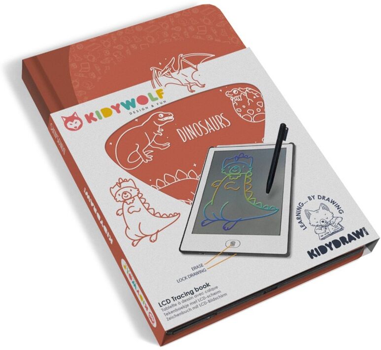 Kidywolf Kidydraw-mini - tablette calques Rouge