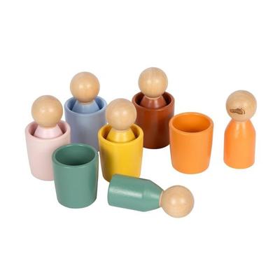 Montessori Sortierbecher mit Figuren