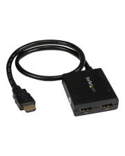 StarTech.com 2 Port HDMI 4k Video Splitter 1x2 Verteiler @ 30 Hz Video-/Audio-Splitter 2 x Desktop (ST122HD4KU)