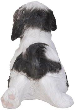 Hi-Line Gift Ltd. Shih Tzu Lying Down - Black/White