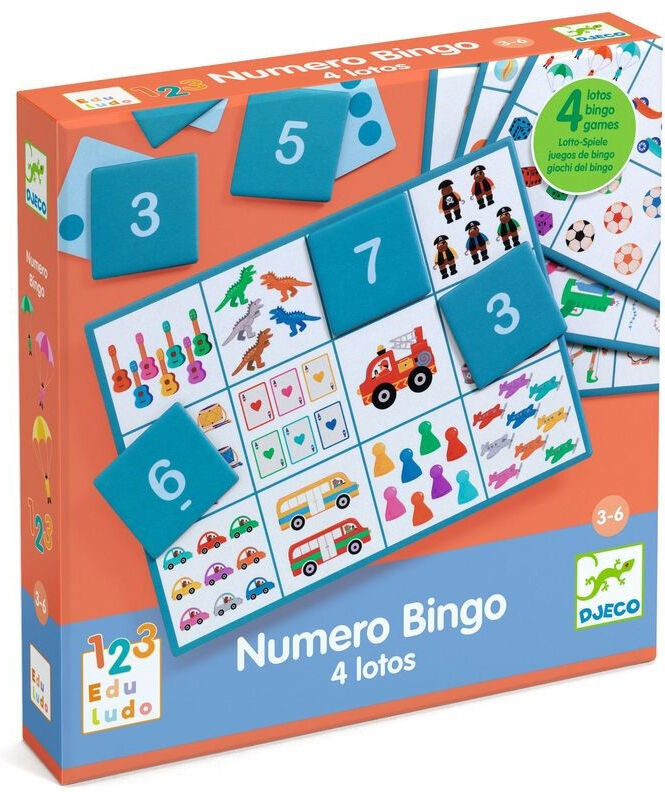 Numero Bingo : 4 lotos - Djeco