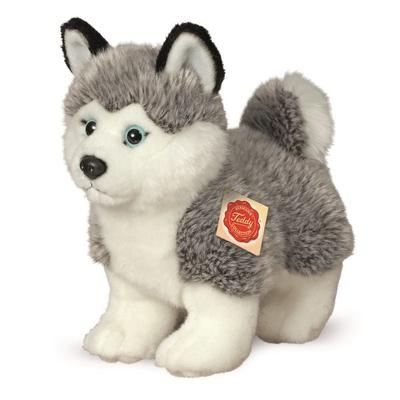 Teddy Hermann 92701 - Husky stehend, 23 cm, Hund, Plüschtier