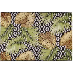 Gino Falcone Teppich Aurora GF-141 black multi 80x165 cm