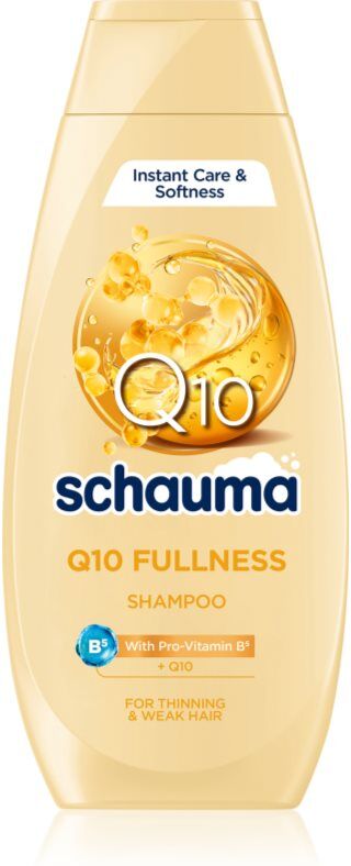 Schwarzkopf Schauma Q10 Fullness shampoing pour cheveux fins et clairsemés à la coenzyme Q10 400 ml