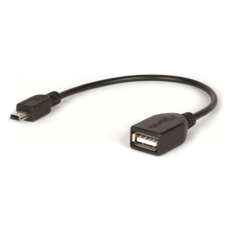Hamlet Exagerate Zelig Pad Kabeladapter mini usb auf usb weiblich (0.15 m, USB 2.0) (XUMINIAD)