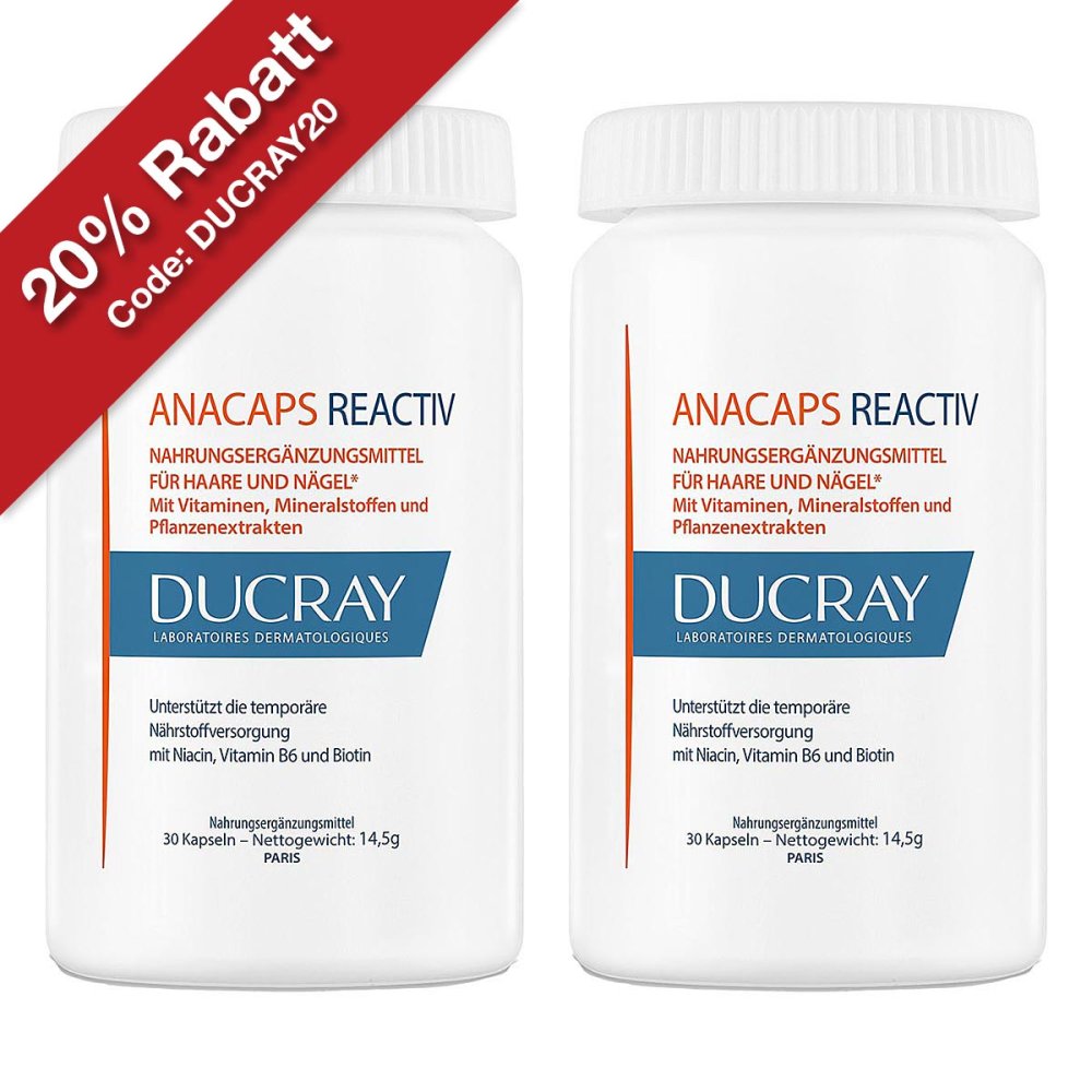 PIERRE FABRE DERMO KOSMETIK GmbH Ducray Anacaps Reactiv Kapseln 08104987