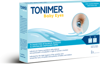 Tonimer Baby Eyes Ophthalmic Disposable Wipes 16 un