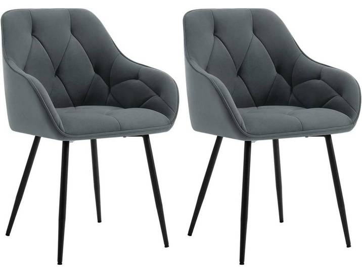 Woltu Polsterstuhl (Set, 2 St), Esszimmerstühle Ergonomisches Design Stuhl