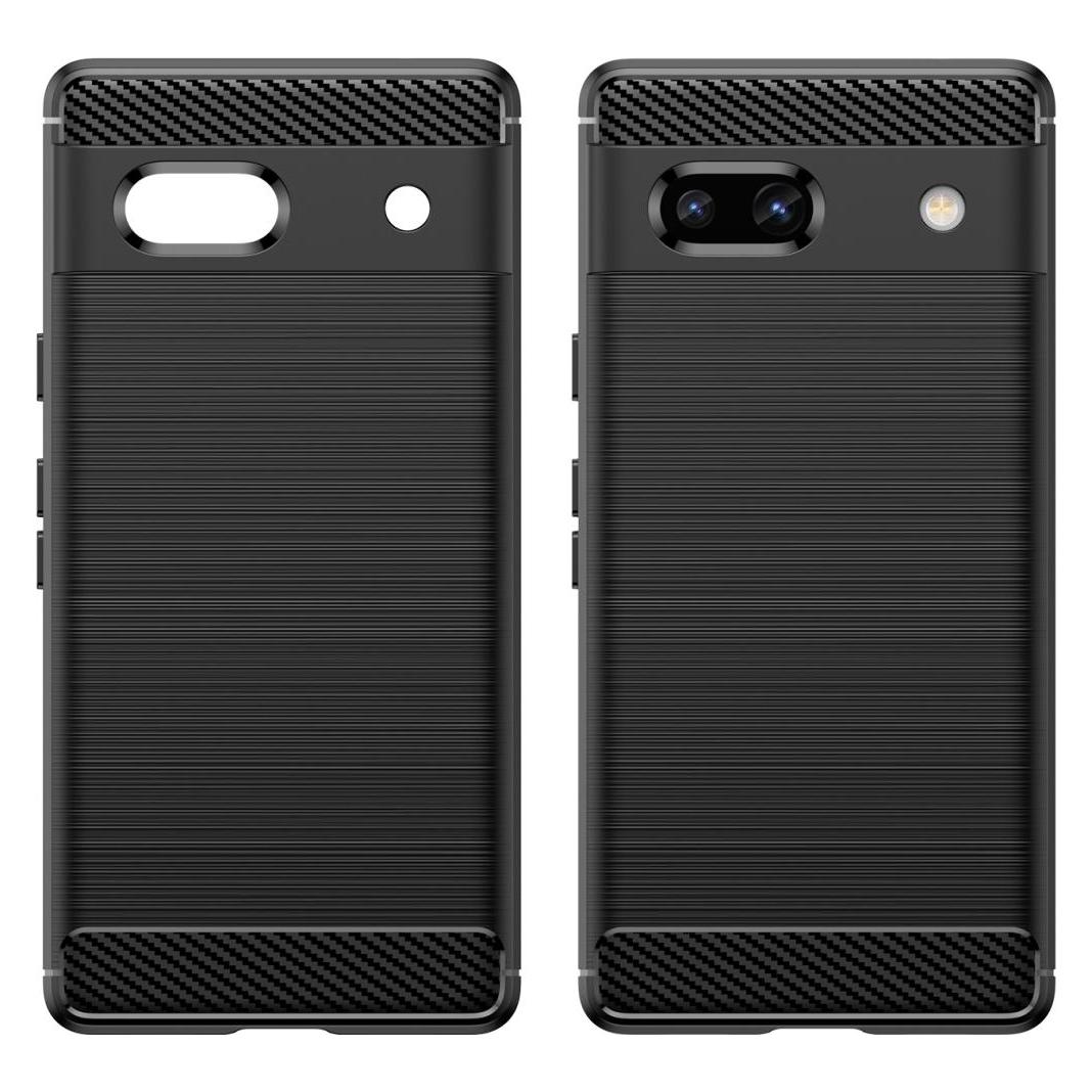 Screenguard Carbon Brushed Soft TPU Case (Google Pixel 7a) (00032295)