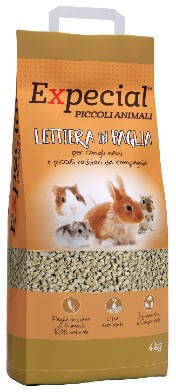 Expecial Lettiera di Paglia per Roditori 4KG