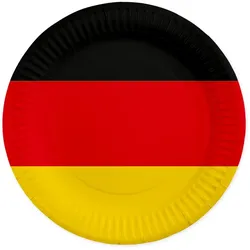8 Pappteller 23 cm FSC - Deutschland