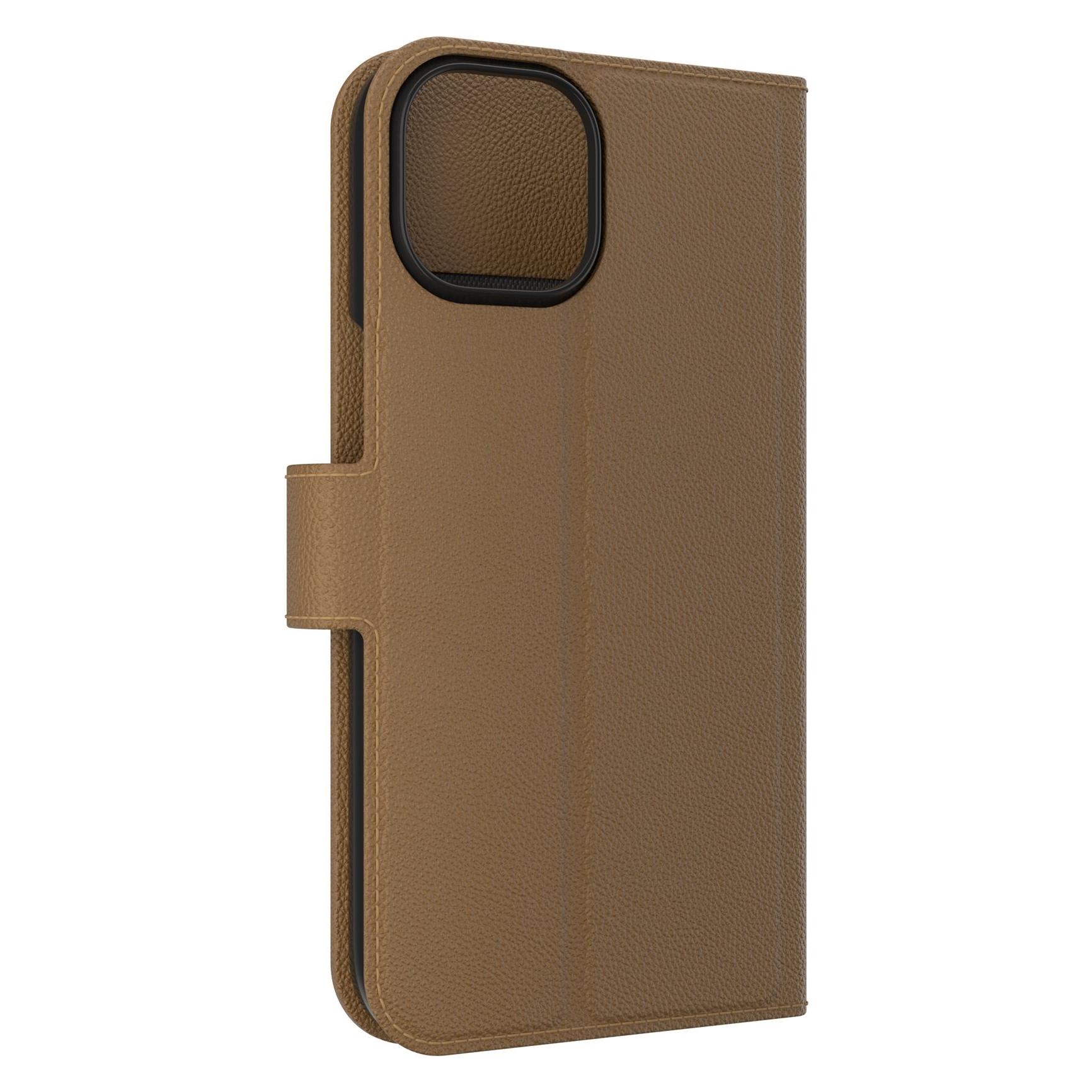 Zagg iPhone 15/14/13 Wallet Cover - Brown (Apple iPhone 13, Apple iPhone 15) (702314850)