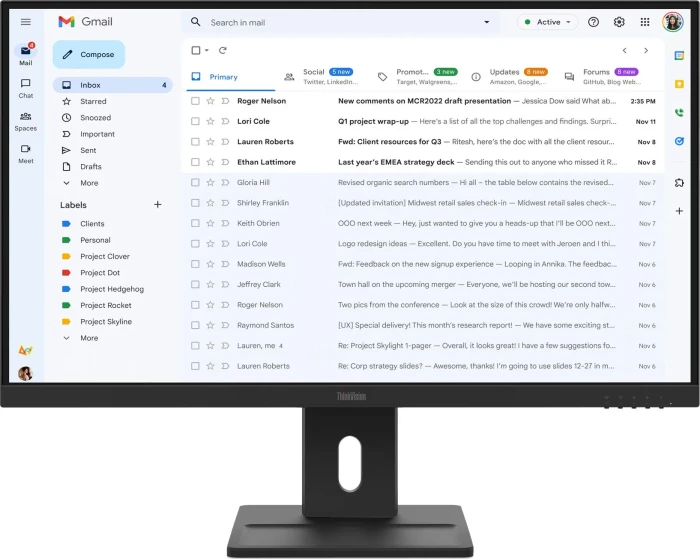 27" Lenovo ThinkVision E27-40