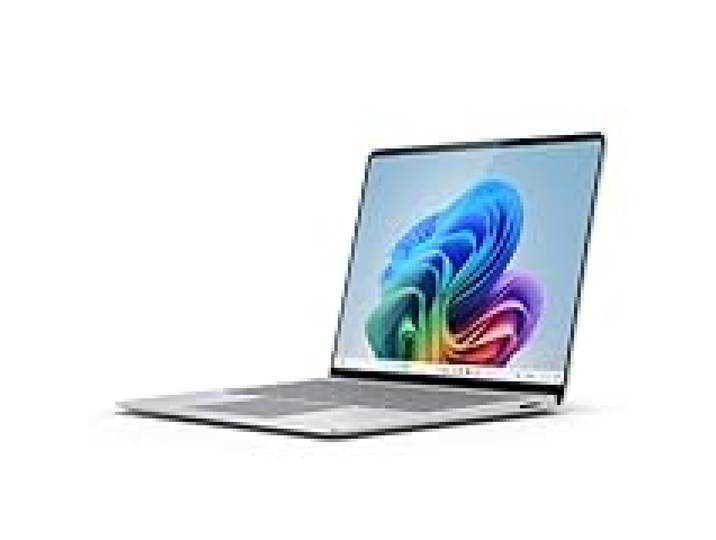 Microsoft Surface Laptop Copilot+ PC Ecran Tactile 13.8” Snapdragon® X Elite 16Go RAM SSD 512Go Dernier Modèle, 7ème Edition Platine