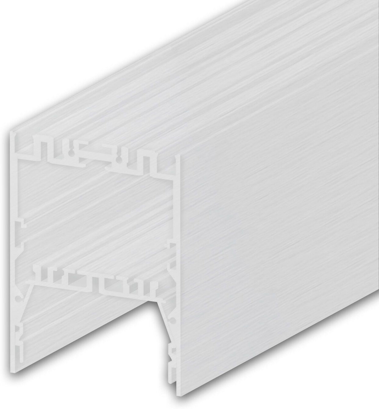 Isoled Led Leuchtenprofil Lamp40 Aluminium Weiß Pulverbeschichtet, 300cm