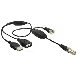 Delock DAB+ Verstärkung mit F-Stecker, Antennenkabel