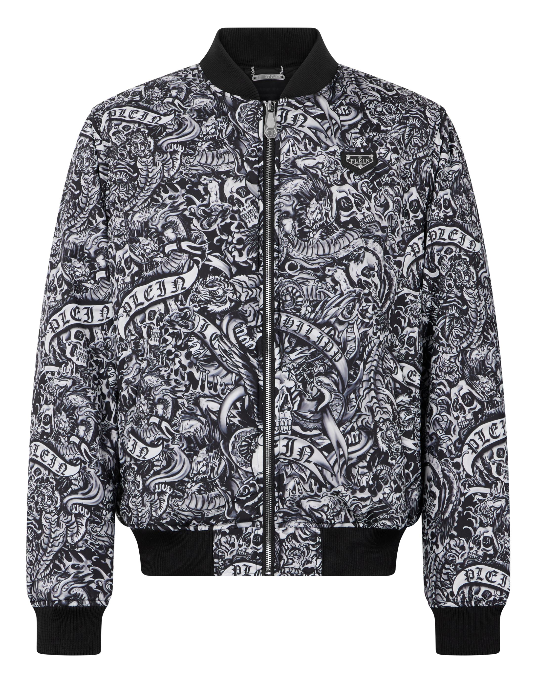 Philipp Plein Bomberjacke "Tattoo" - Schwarz