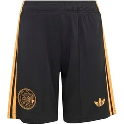 ADIDAS Kinder Teamhose Ajax Amsterdam 26/27 Kids Auswärts, Größe 140 in Schwarz Schwarz