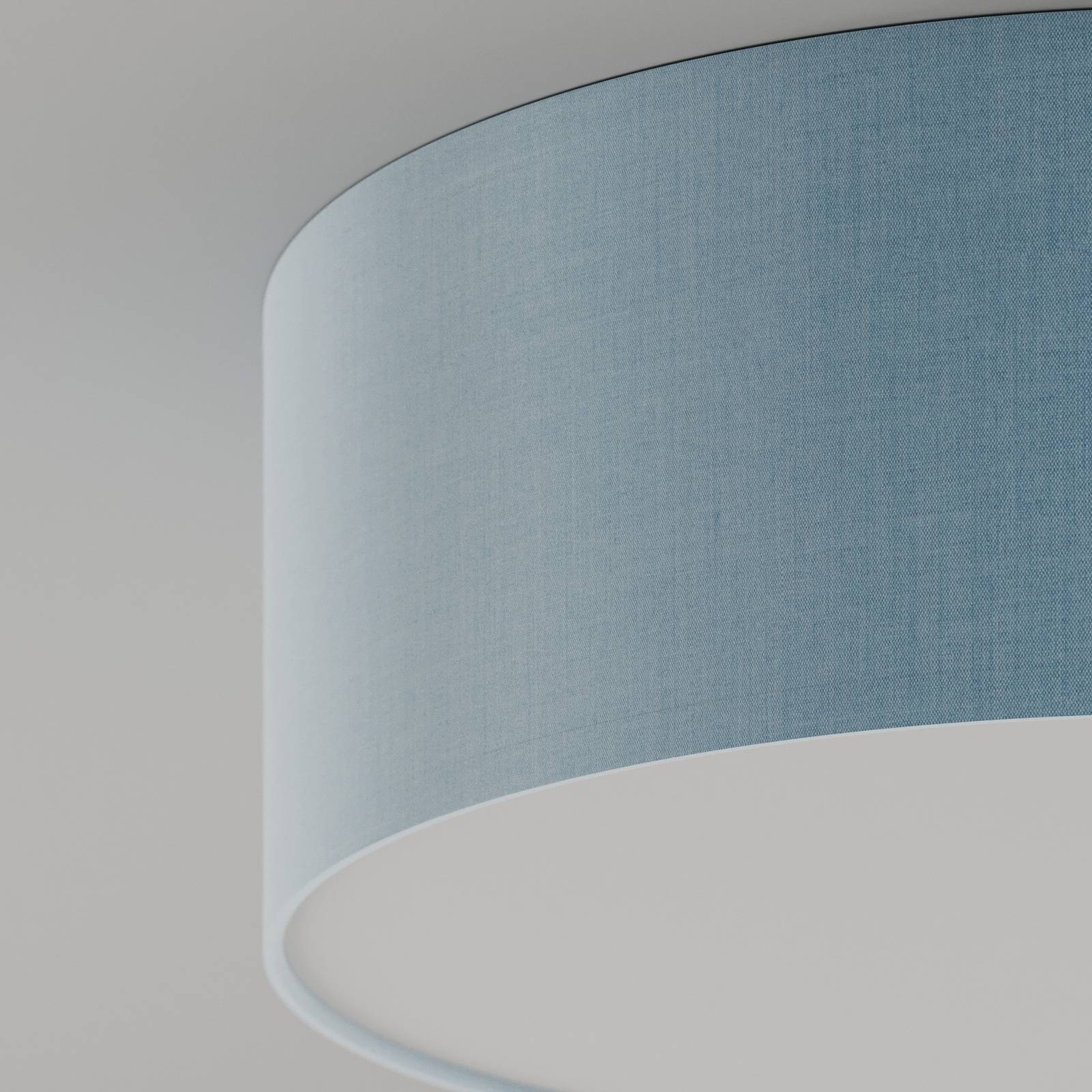 Deckenlampe Rondo Kids TK Lighting, dimmbar, blau, für Kinderzimmer, Textil / Stoff / Seide, Modern, Deckenlampe