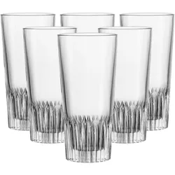 LONGDRINKGLÄSER Bergamo transparent 350 ml 6er Set