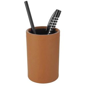 Läufer Stiftehalter Scala, Echt Leder, 1 Fach, cognac