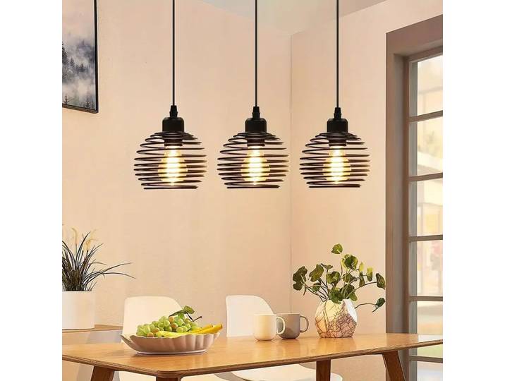 Rétro américain industriel salle à manger lustre créatif Simple en fer forgé lampe salle à manger chambre étude luminaires