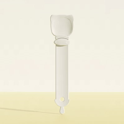 Inspire Curations Mess Free Cat Treat Squeeze Spoon Feeder white
