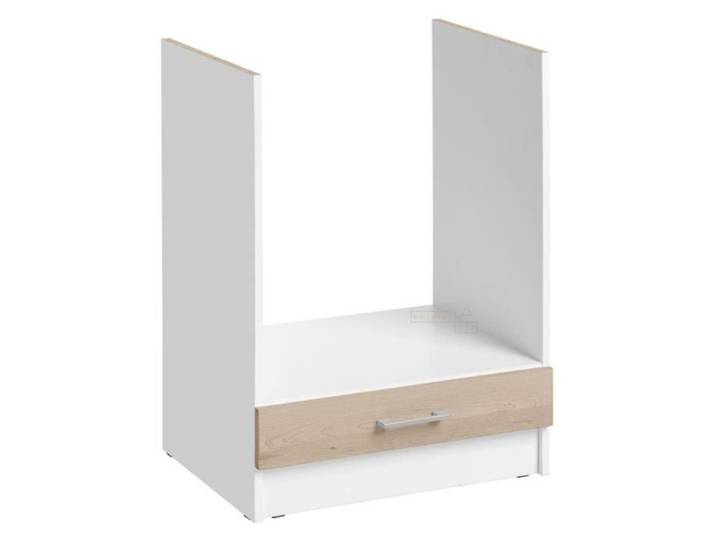 Meuble pour four encastrable Eco Chene Naturel L 60 cm - Cuisineandcie
