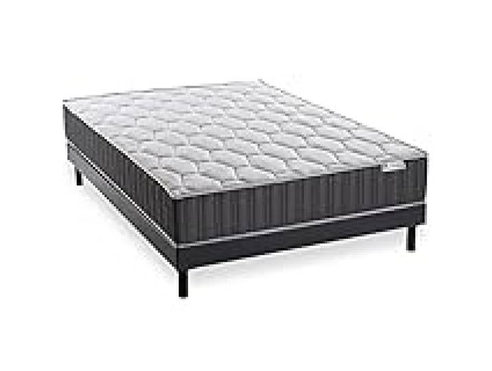 Ensemble Matelas mémoire + sommier 180x200 Memo Prestige Hbedding - Mousse Ergo, Mousse HR 35kg et Mousse Effet mémoire de Forme