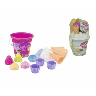 Simba 107114092 - Eimergarnitur, Sandkasten Set, 14-teilig, sortiert