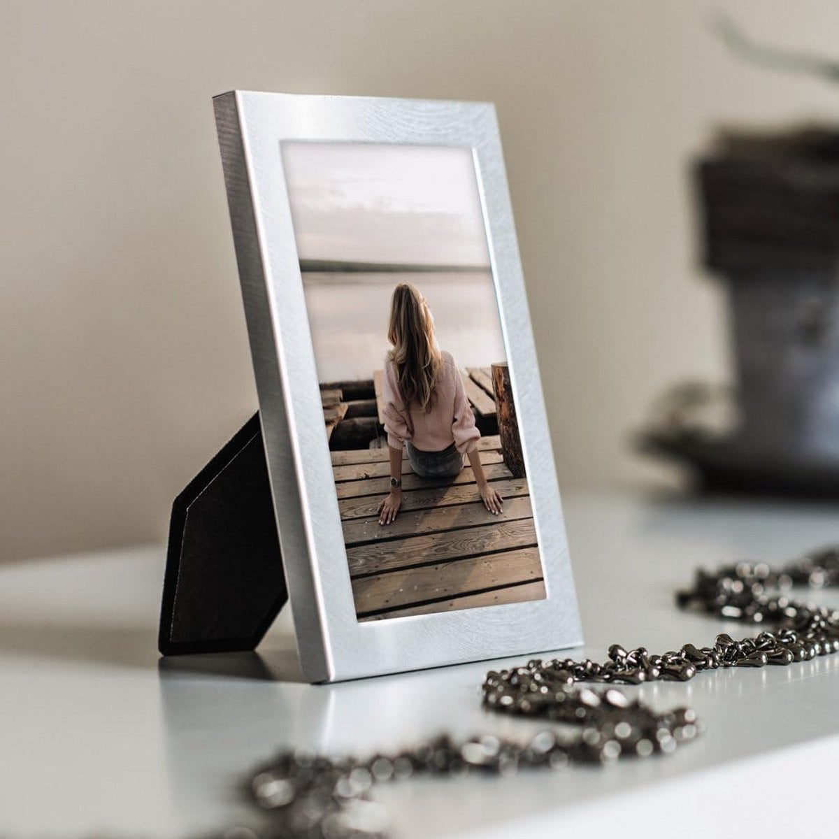 Merkloze aluminium fotolijst voor volwassenen