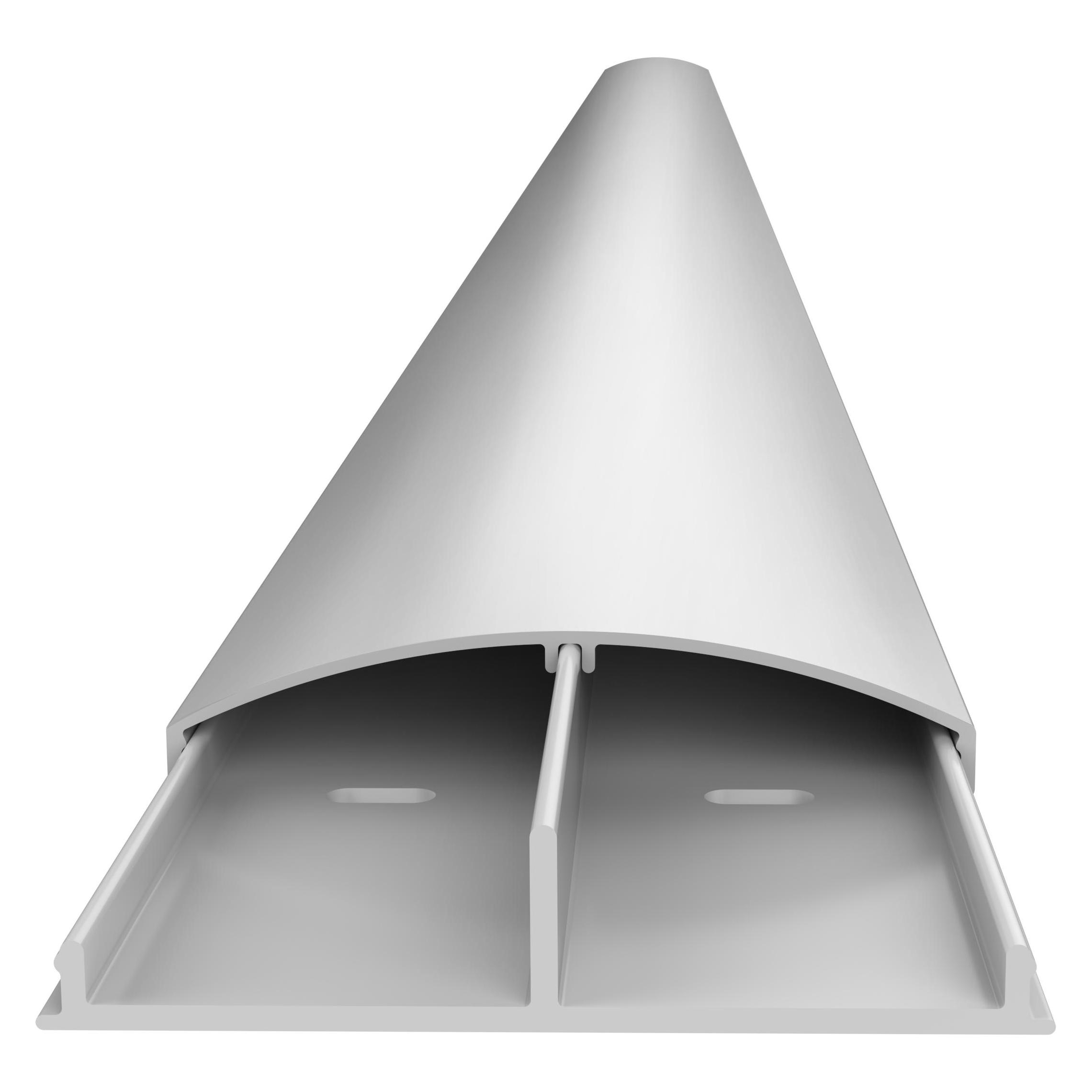 Multibrackets Kabelkanal 75x1600, Aluminium, silber (Kabelkanal, 160 cm) (3879)