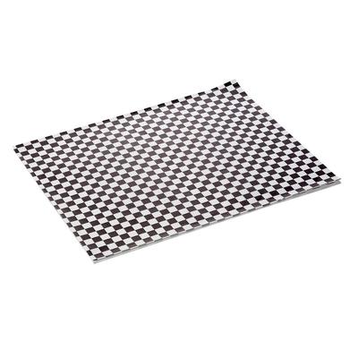 WAS Germany Burgerpapier Schwarz Weiss Set WRAP & GO, 28 x 34, Set á 1000 Stück, Fettpapier
