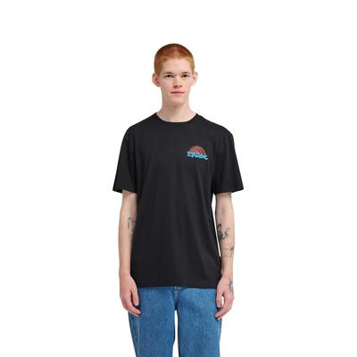 T-Shirt ELEMENT "Sound Waves", Herren, Gr. XL, schwarz (flint schwarz), Obermaterial: 100% Baumwolle., Shirts T-Shirt