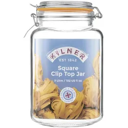 Kilner KIL Bügelverschlussglas 3l qu., Einmachgläser, Transparent