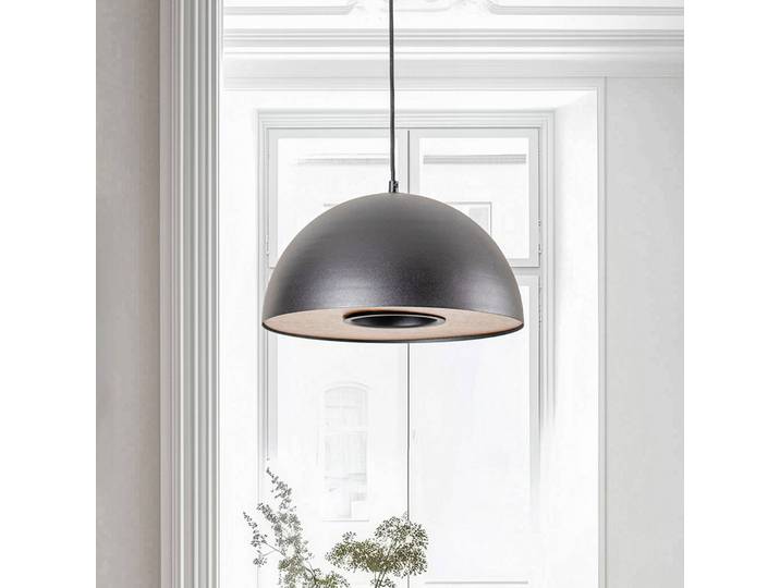 Hängeleuchte Drew Luminex, dimmbar, schwarz, für Wohn- / Esszimmer, Metall, Modern