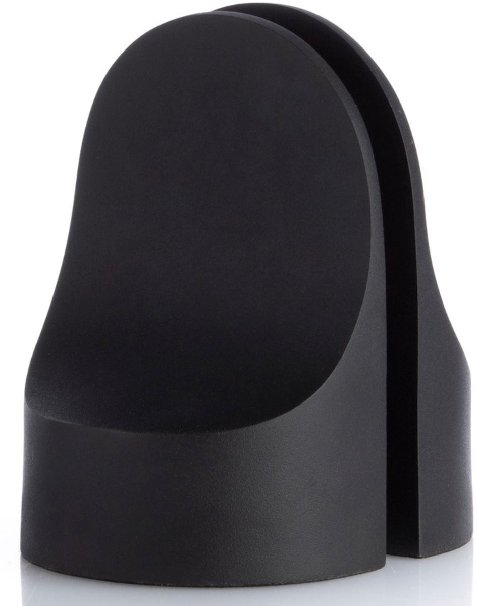 Emoji Bookend Zwart – Set van 2 Boekensteunen – Design by Alain Gilles – RVS – Moderne Boekhouder
