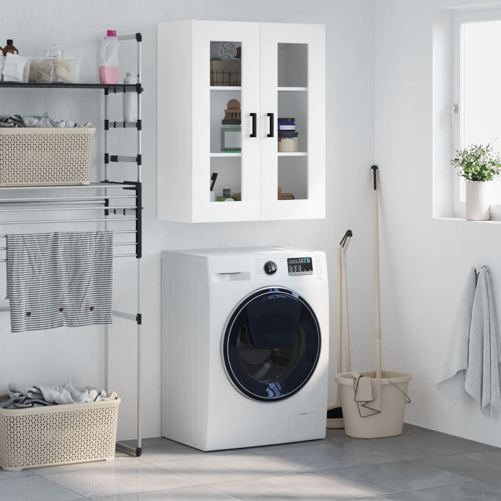 vidaXL Armario de pared blanco 69,5x34x90 cm Blanco