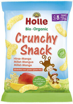 Holle Tostas Crocantes Milho Miúdo e Manga +8m Bio 25 gr