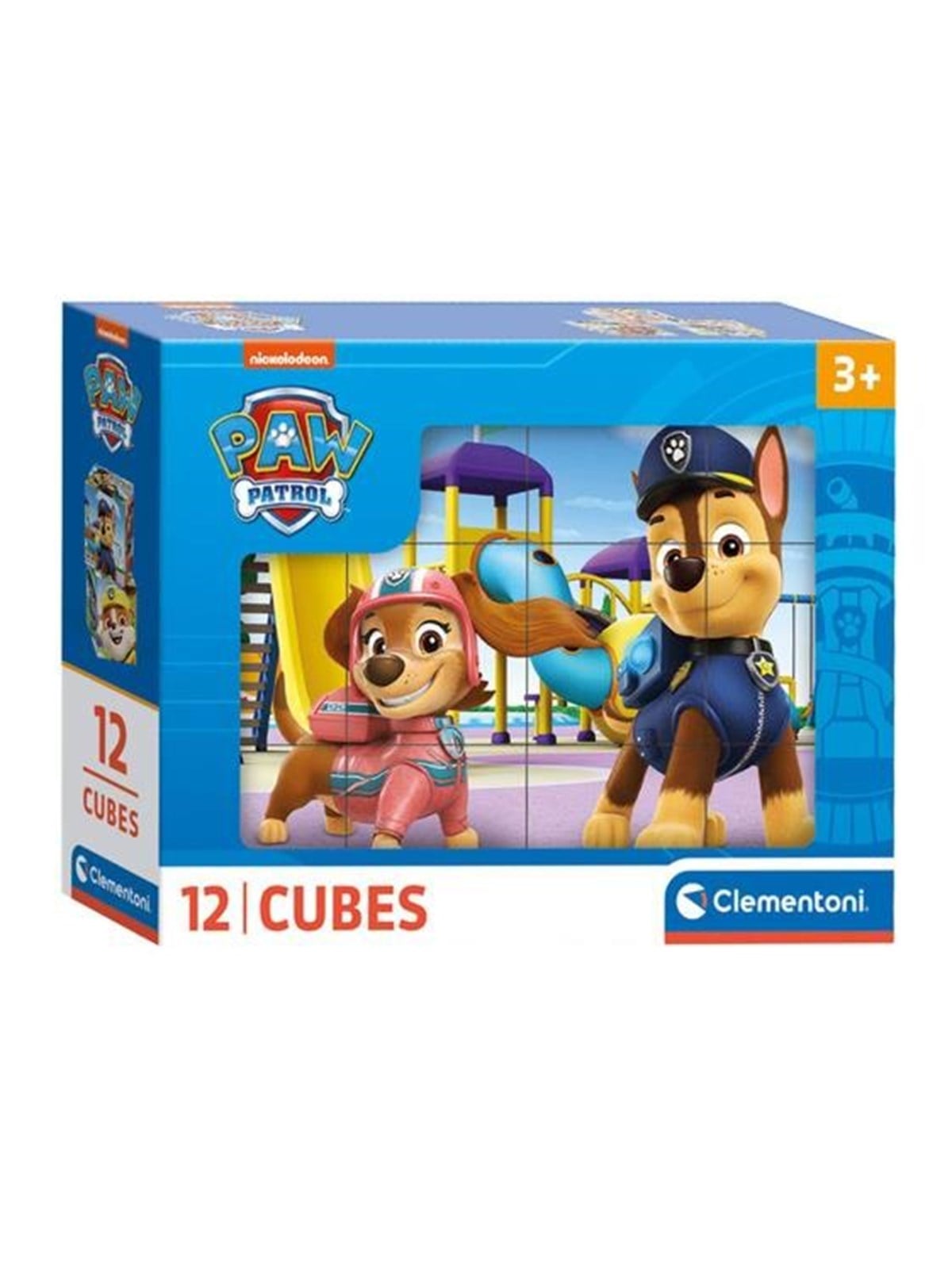Clementoni Puzzle Paw Patrol, 12 Würfel Block