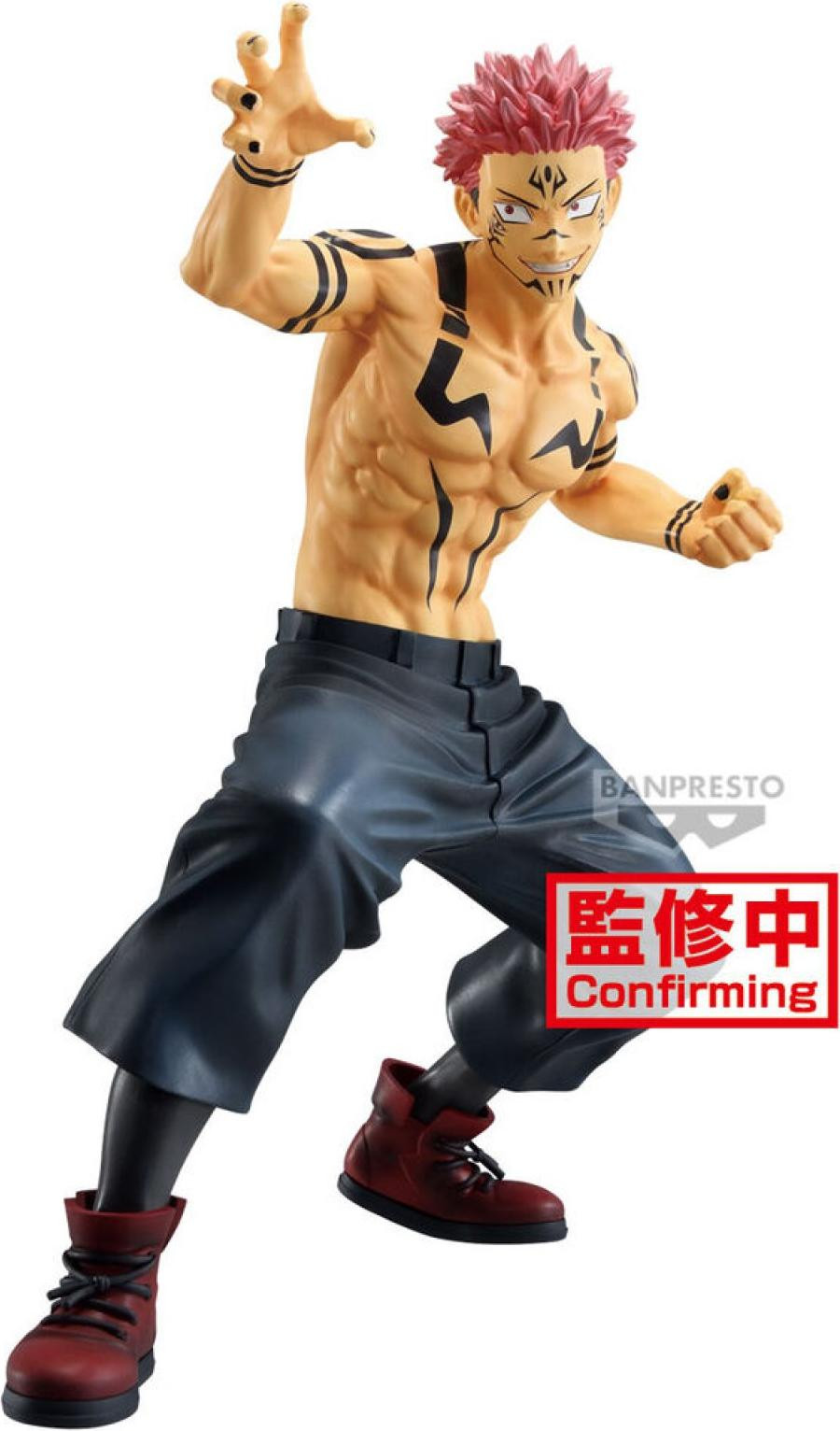 Banpresto Jujutsu Kaisen Sukuna verzamelbeeldje, 21 cm