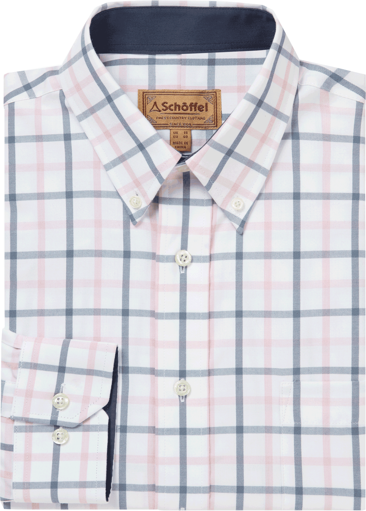 Schöffel Country Brancaster Classic Shirt - Blue - Size 15 - Men