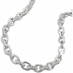 Gallay Kette 3,5mm Ankerkette 4x diamantiert Silber 925 50cm
