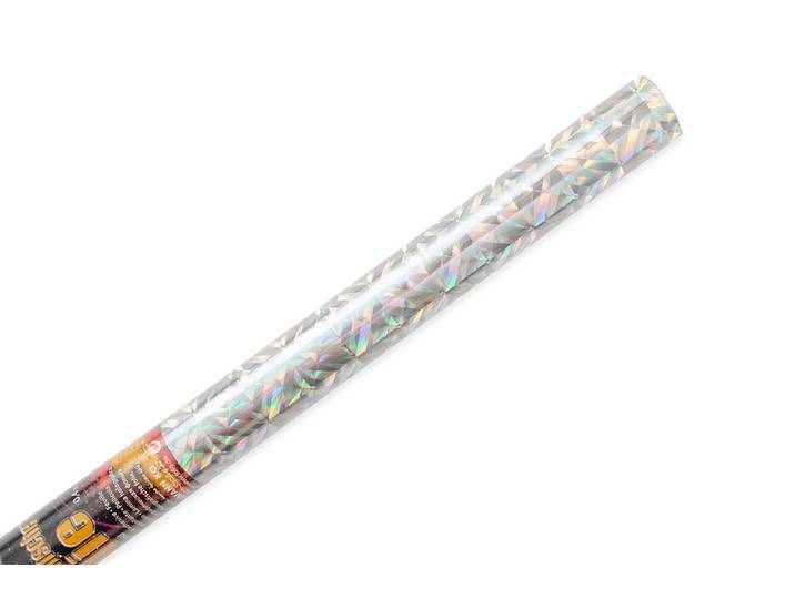 Folia Holografische Folie Magic Silber 40 × 100 cm