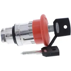 Schneider Electric Drucktaster, Schalter + Taster, Rot, Silber