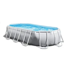 Intex 26796GN Prism Frame Oval Pool 503x274x122cm