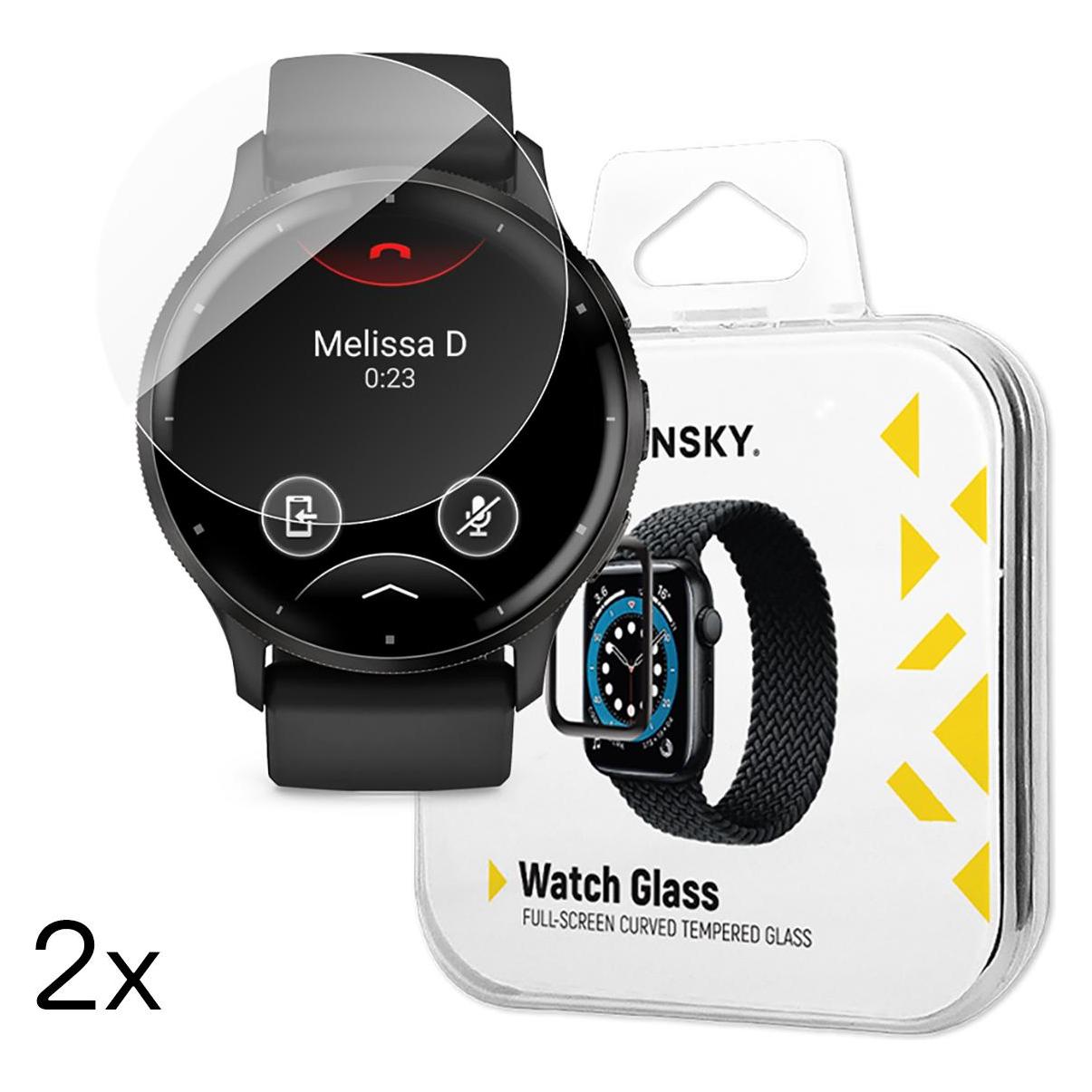 Wozinsky 2x Full Glue Garmin Venu 3 (45mm) (2x Wozinsky Full Glue Garmin Venu 3 (45mm))