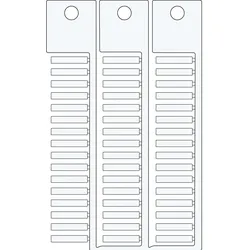 Brady, Etikettenrolle, Cable & Wire Tags - 4mm x 23mm