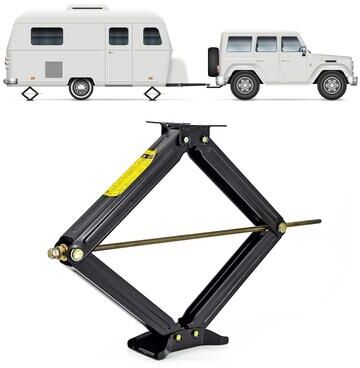 Cobra Tek CBK-1030-PBK Rv Camper Trailer Stabilizer 30in Height, 5000 Lbs
