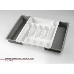 Besteckkasten JUSTINUS ausziehbar (BHT 29,50x6,50x38 cm) - BHT 29,50x6,50x38 cm